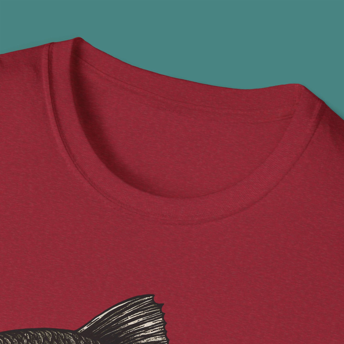Vintage Etching Fish Unisex T-Shirt