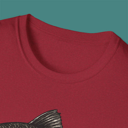 Vintage Etching Fish Unisex T-Shirt
