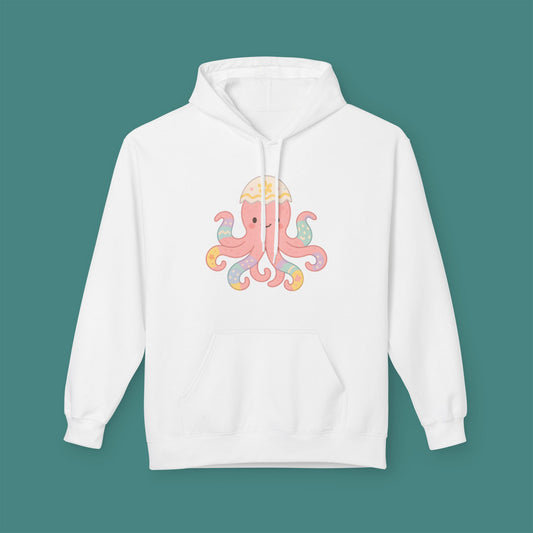 Easter Octopus Fleece Unisex Hoodie