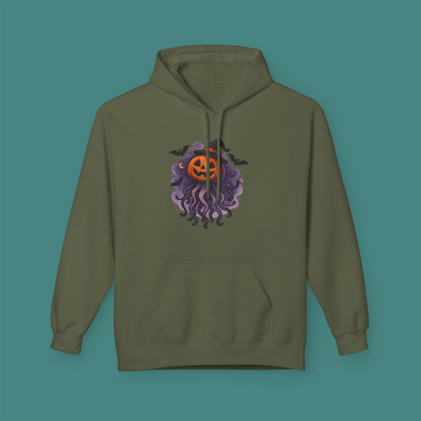 Halloween Jellyfish Fleece Unisex Hoodie