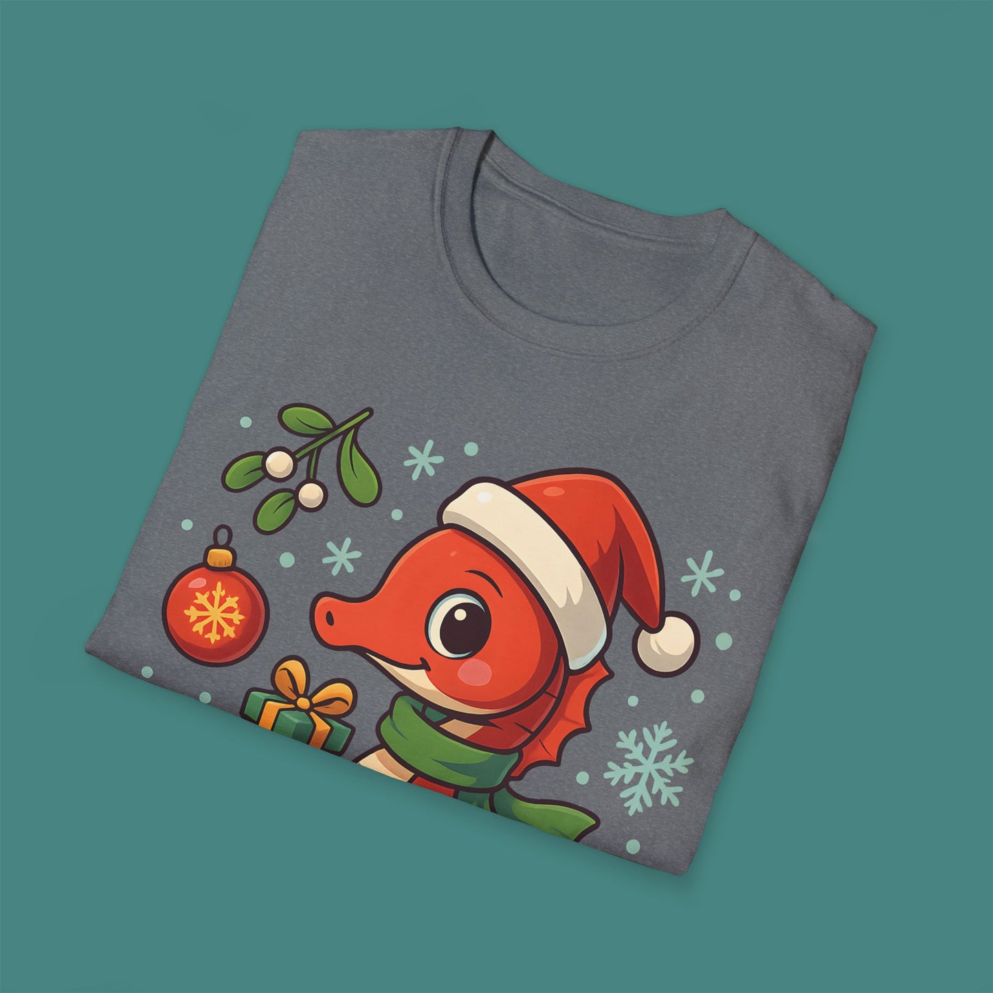 Christmas Seahorse Unisex T-Shirt