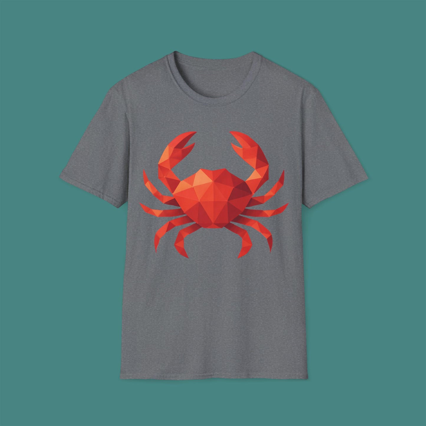 Geometric Polygon Crab Unisex T-Shirt