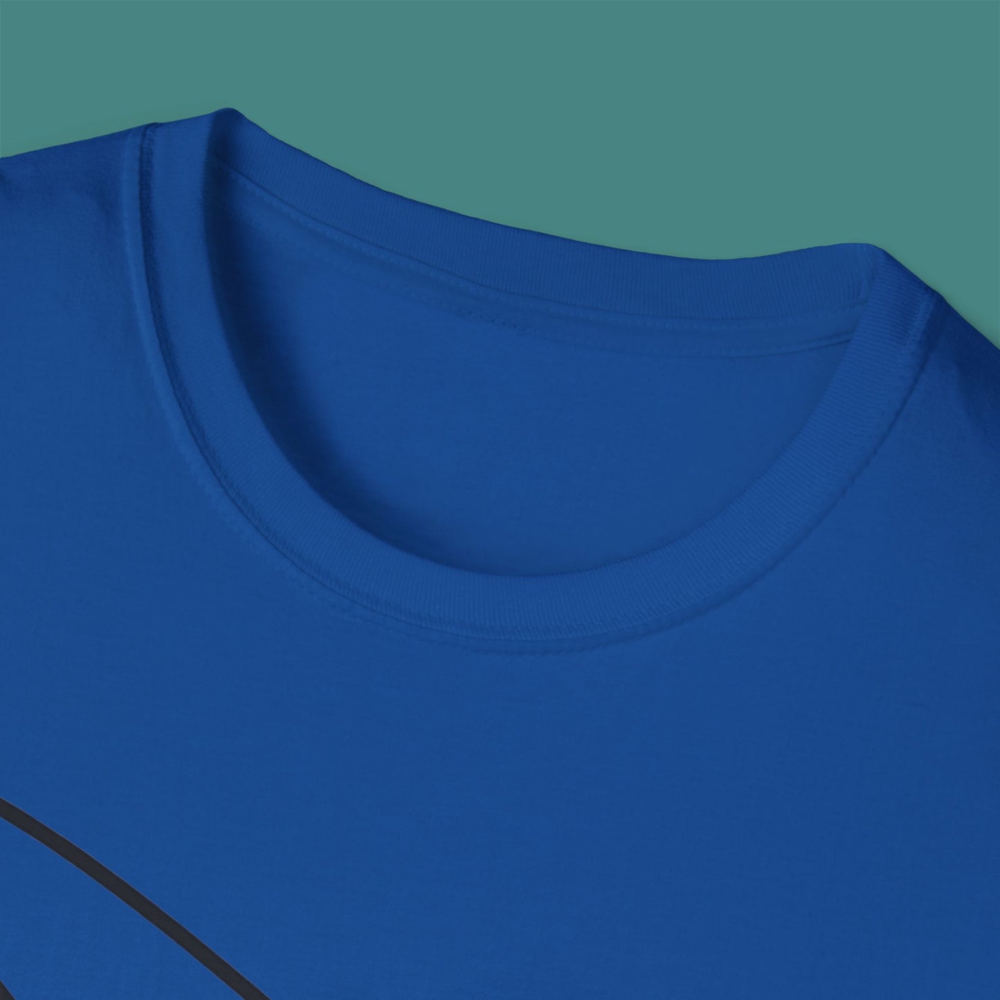 Minimalist Line Art Whale Unisex T-Shirt