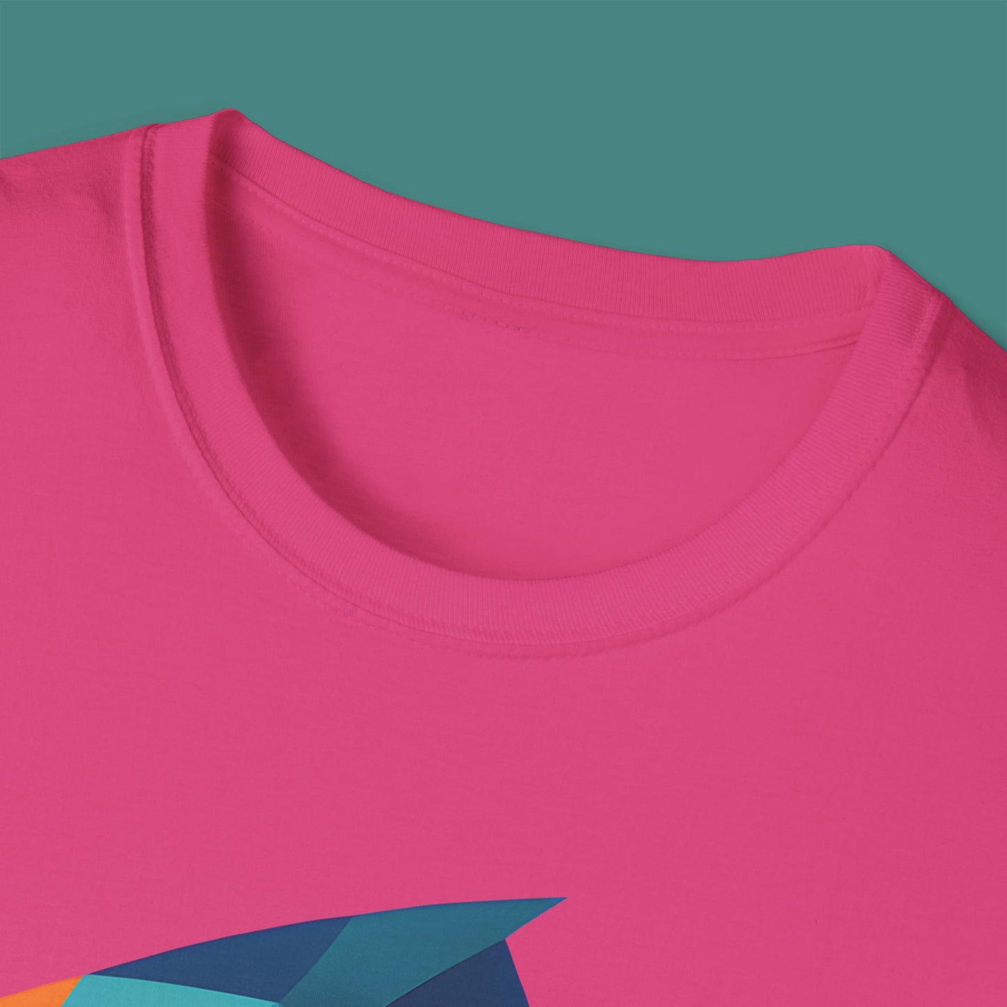 Geometric Polygon Fish Unisex T-Shirt