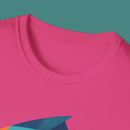Geometric Polygon Fish Unisex T-Shirt