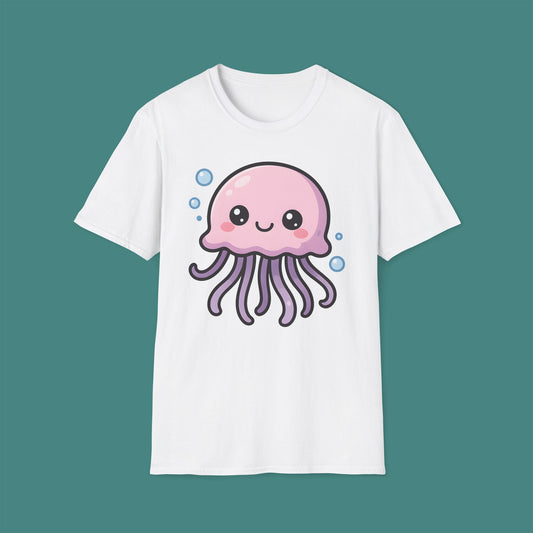 Cartoon Cute Jellyfish Unisex T-Shirt