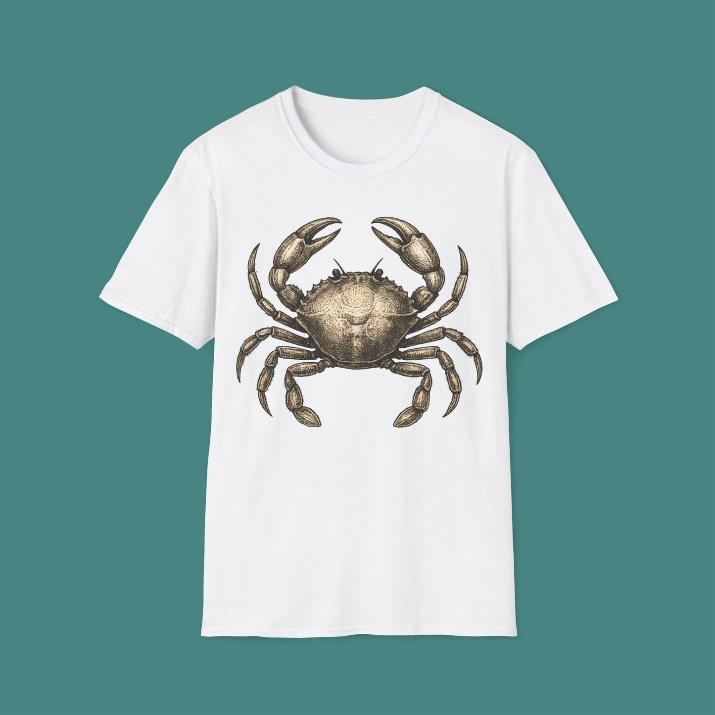 Vintage Etching Crab Unisex T-Shirt