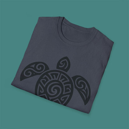 Tribal Tattoo Turtle Unisex T-Shirt