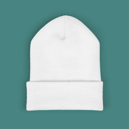 Minimalist Line Art Octopus Embroidered Beanie