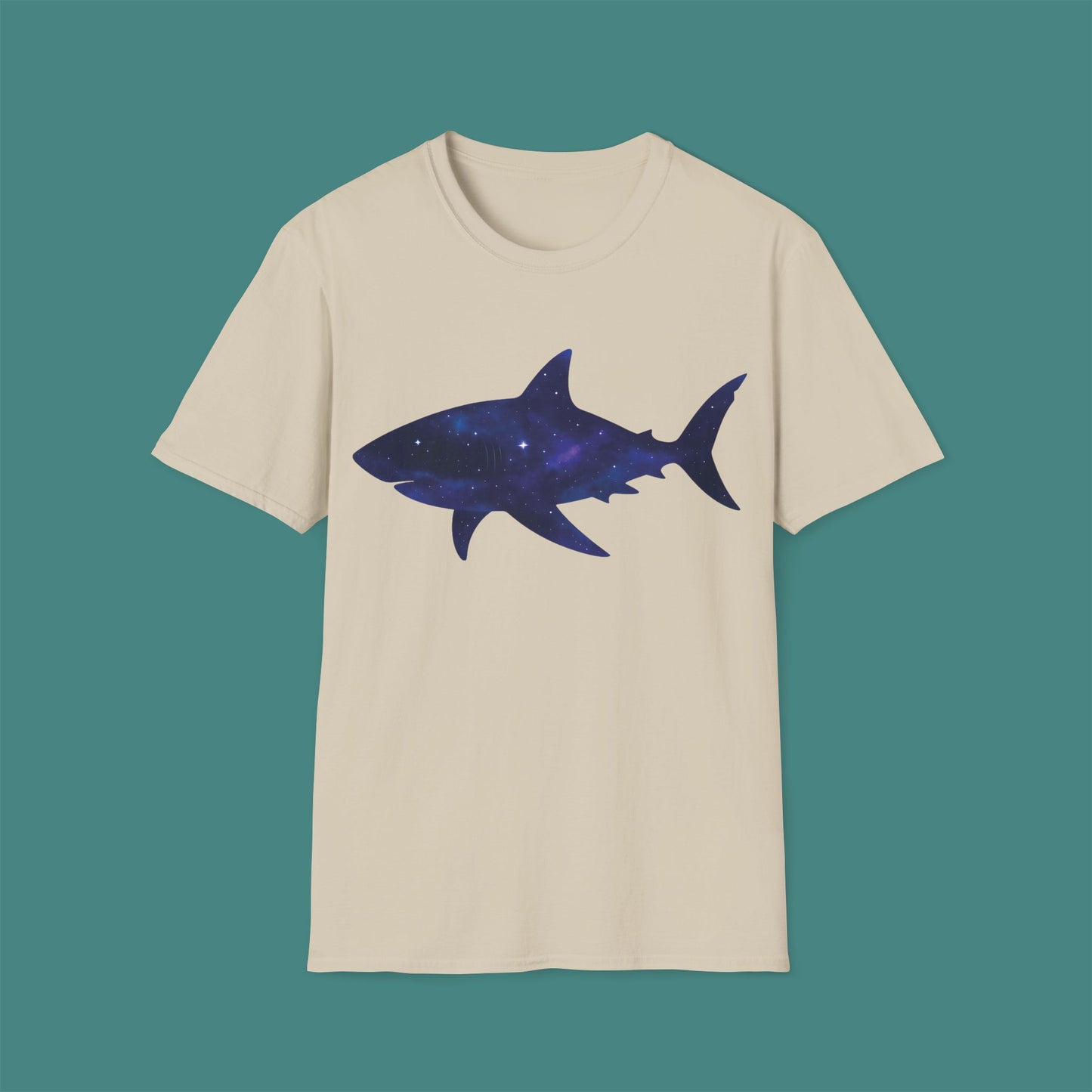 Cosmic Galaxy Shark Unisex T-Shirt