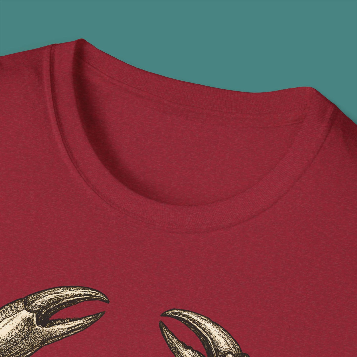 Vintage Etching Crab Unisex T-Shirt