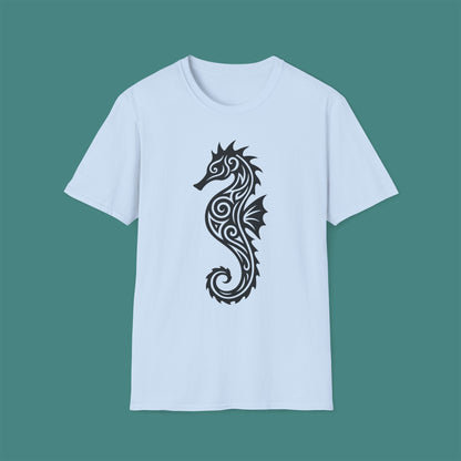 Tribal Tattoo Seahorse Unisex T-Shirt
