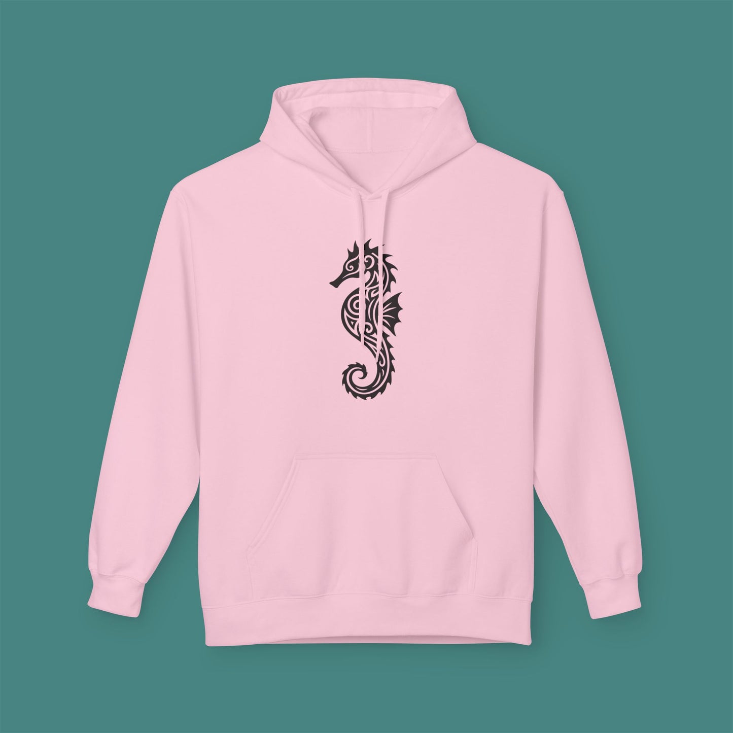 Tribal Tattoo Seahorse Fleece Unisex Hoodie