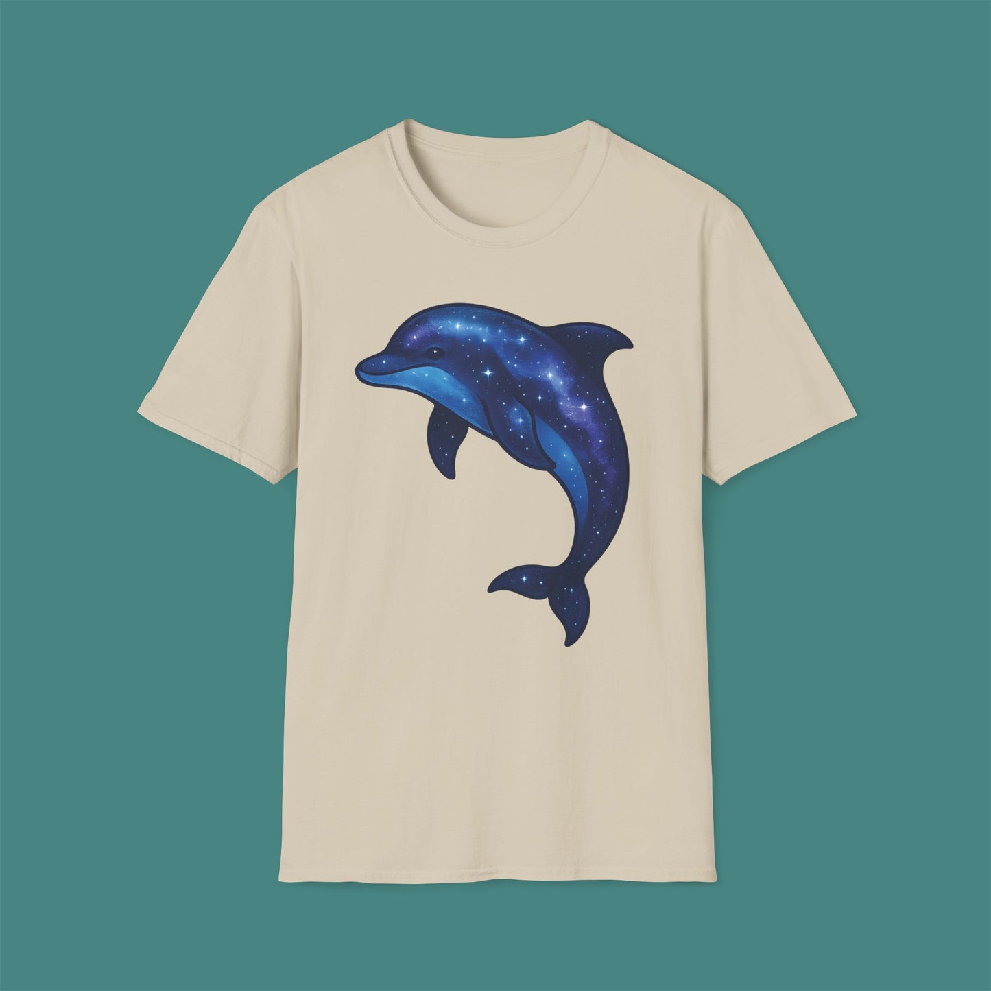 Cosmic Galaxy Dolphin Unisex T-Shirt