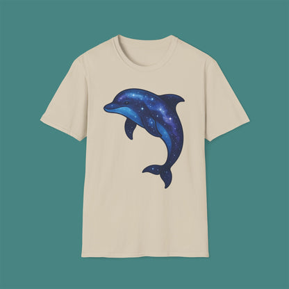 Cosmic Galaxy Dolphin Unisex T-Shirt