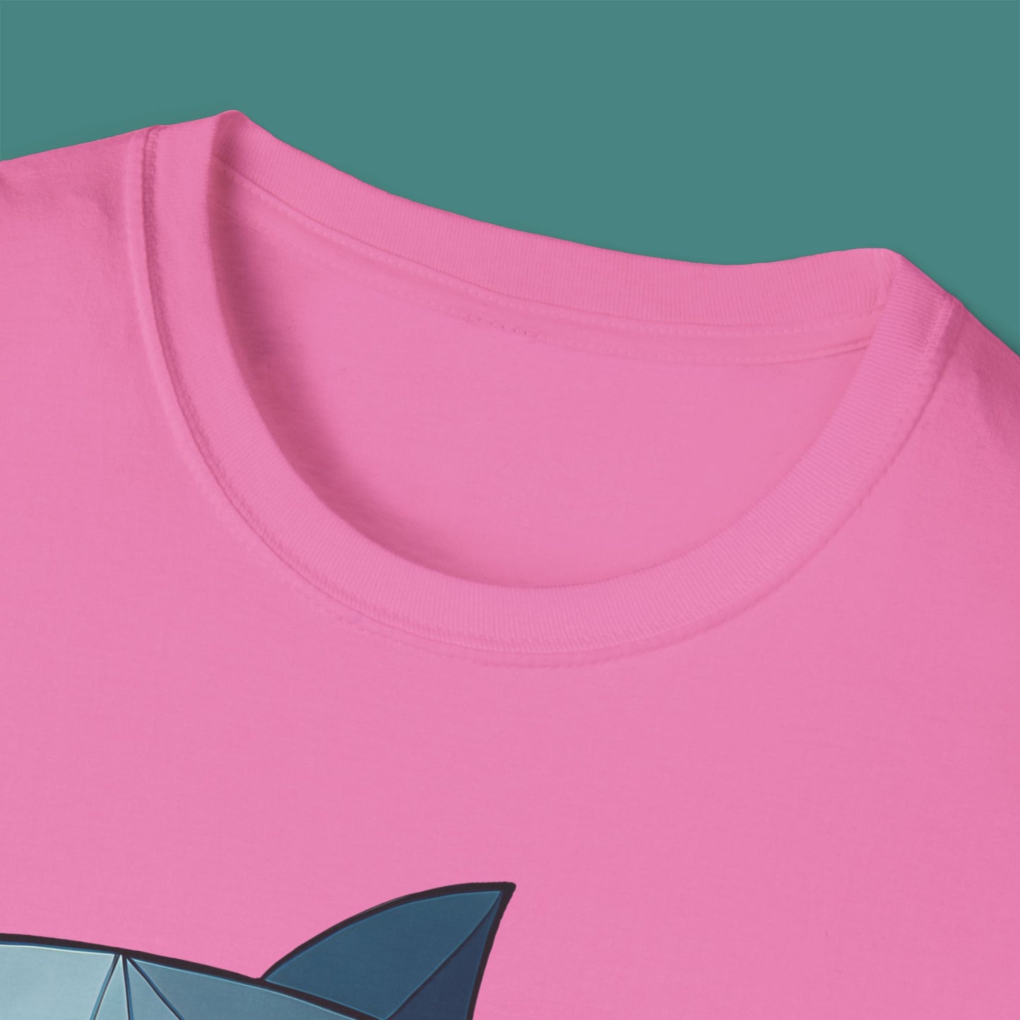 Geometric Polygon Shark Unisex T-Shirt