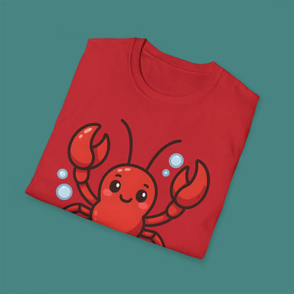 Cartoon Cute Lobster Unisex T-Shirt