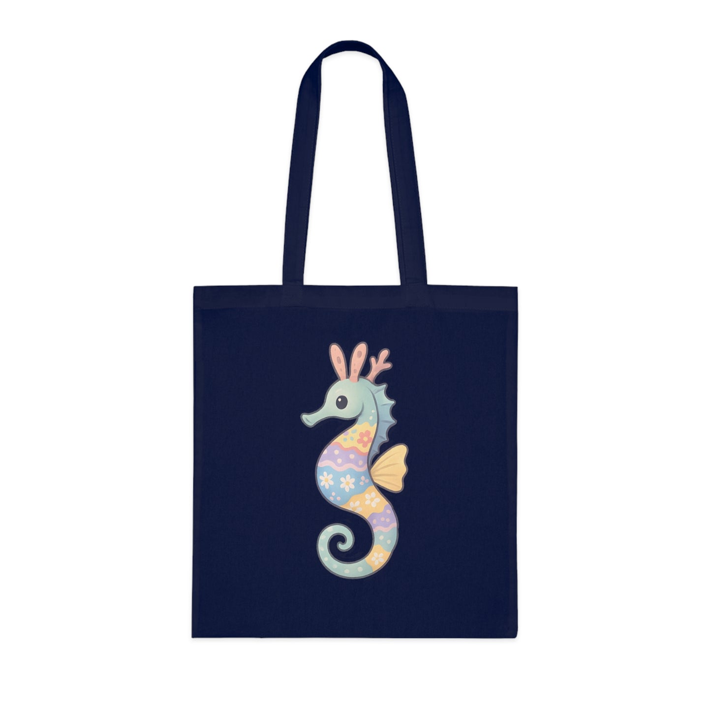 Easter Seahorse Tote Bag