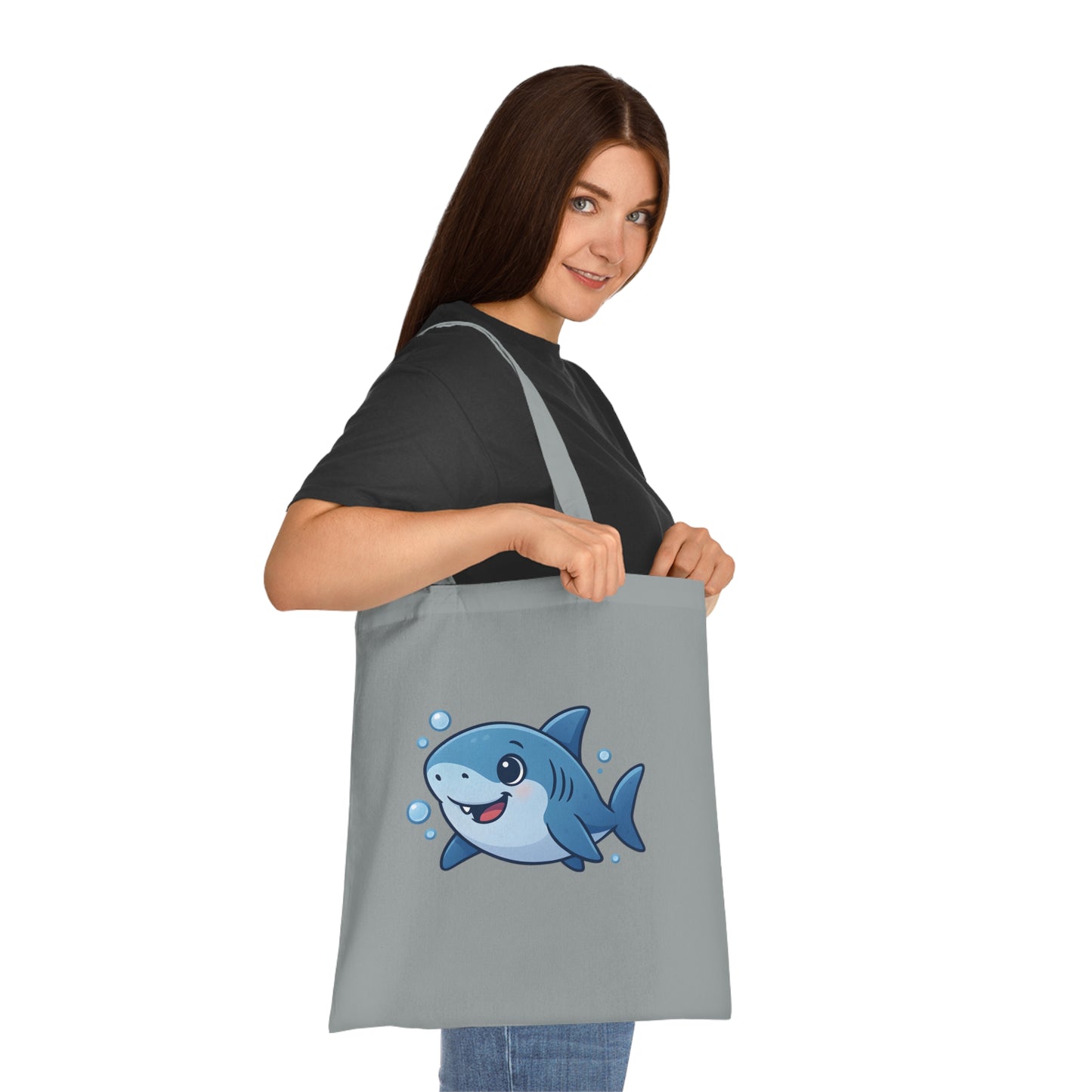 Cartoon Cute Shark Tote Bag