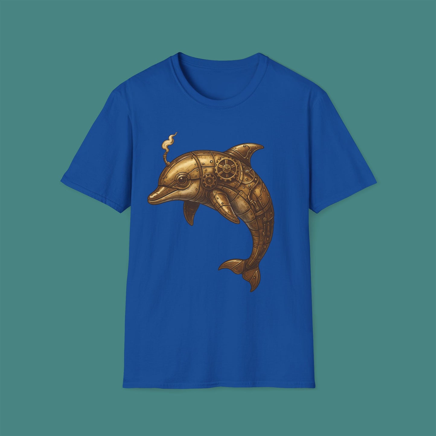 Steampunk Mechanical Dolphin Unisex T-Shirt