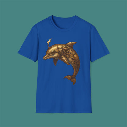 Steampunk Mechanical Dolphin Unisex T-Shirt