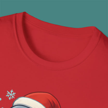 Christmas Dolphin Unisex T-Shirt