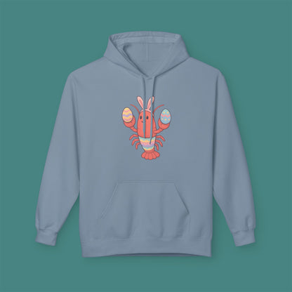 Easter Lobster Fleece Unisex Hoodie