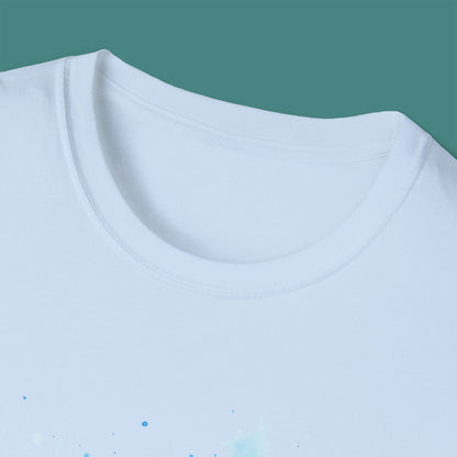 Watercolor Splash Whale Unisex T-Shirt