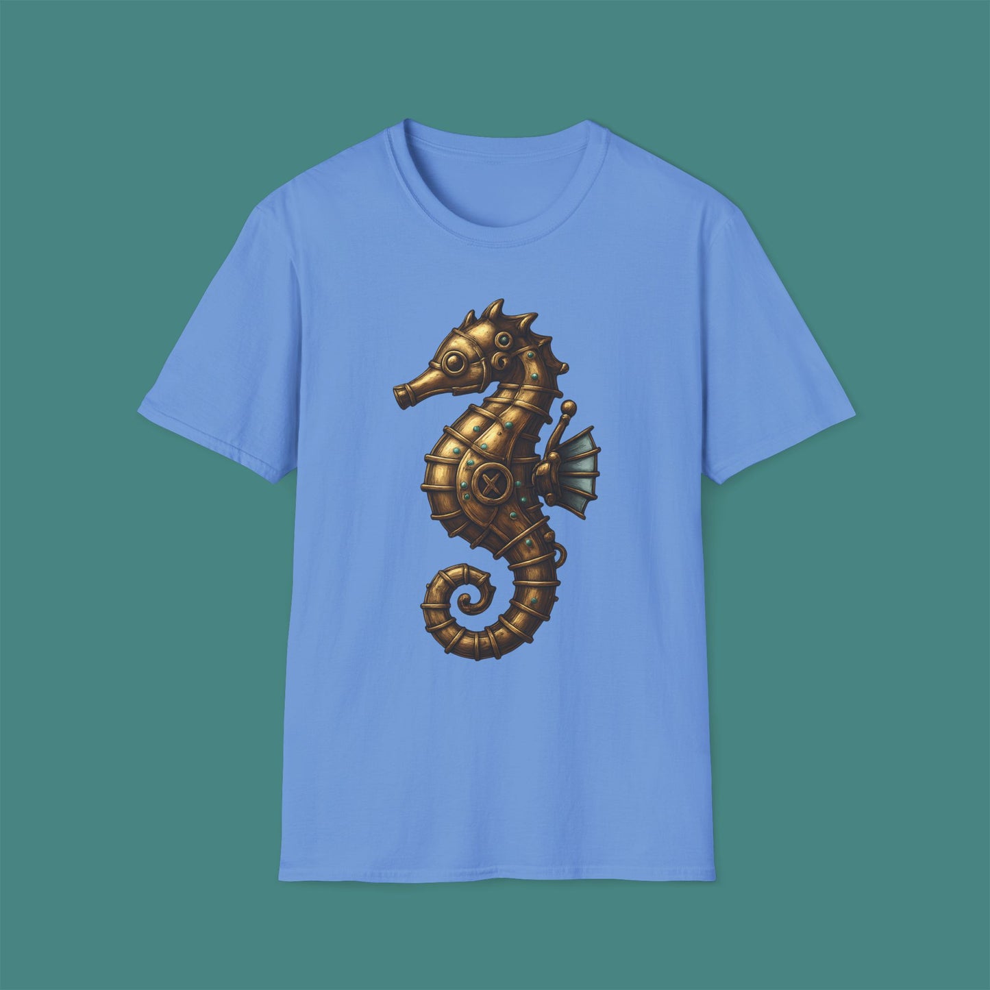 Steampunk Mechanical Seahorse Unisex T-Shirt