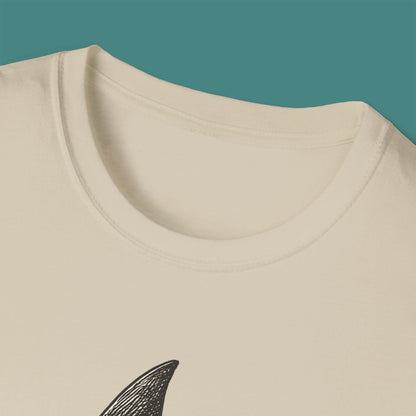Vintage Etching Shark Unisex T-Shirt