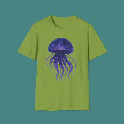 Cosmic Galaxy Jellyfish Unisex T-Shirt