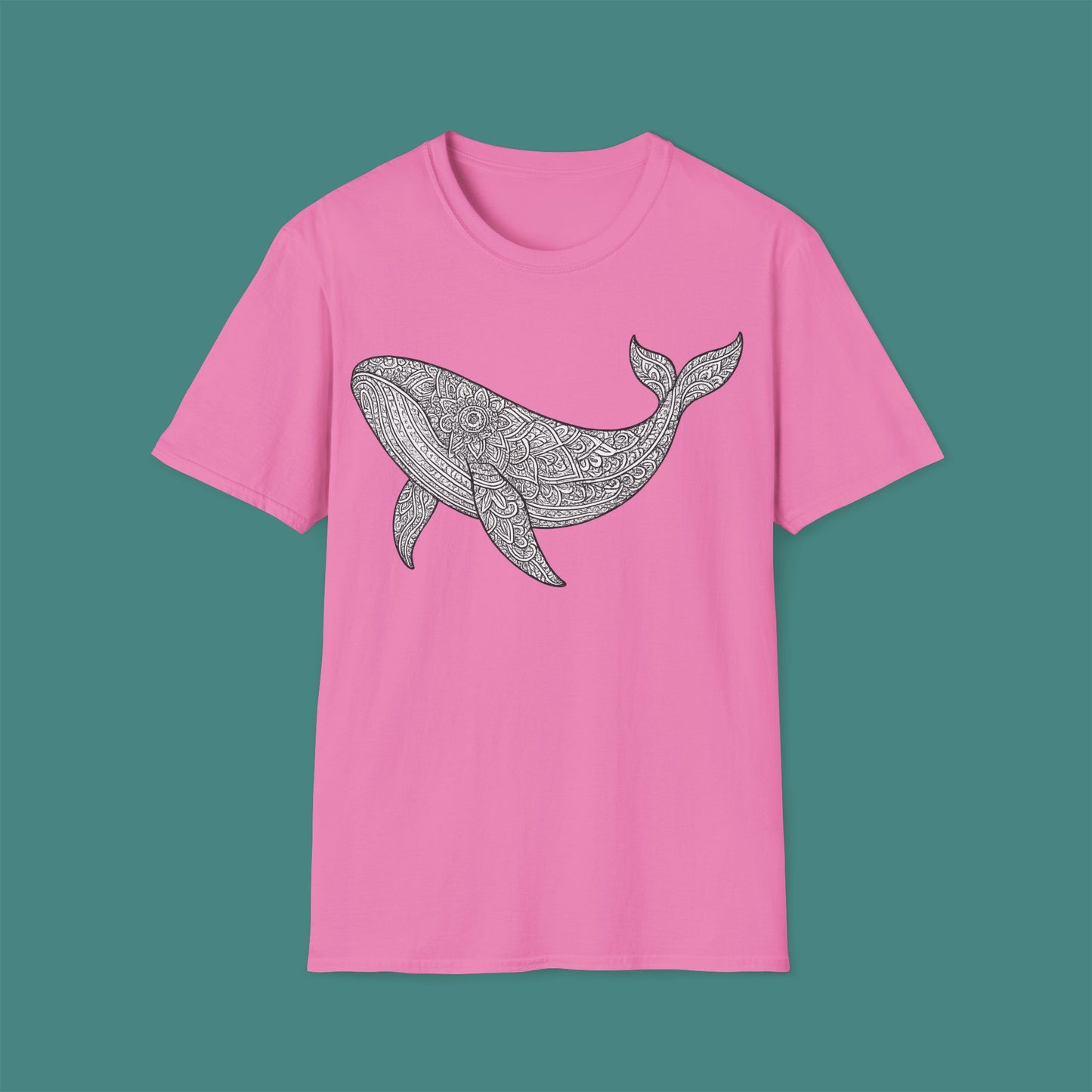 Intricate Mandala Whale Unisex T-Shirt