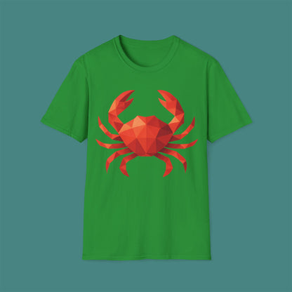 Geometric Polygon Crab Unisex T-Shirt