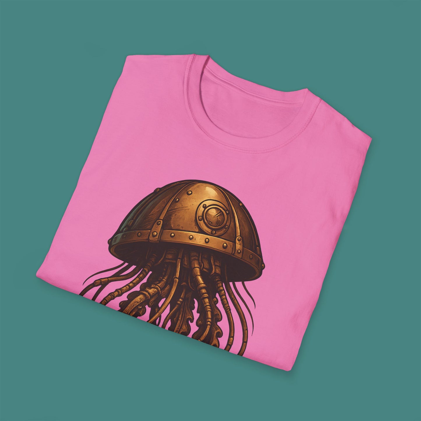 Steampunk Mechanical Jellyfish Unisex T-Shirt