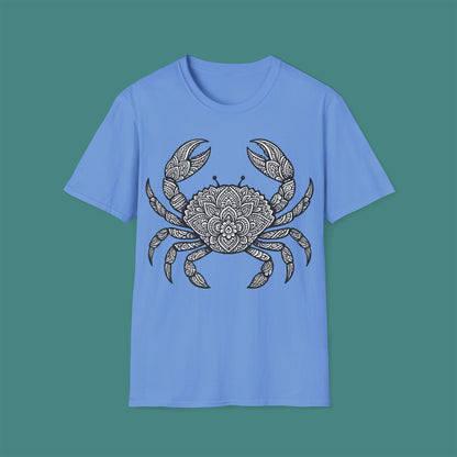 Intricate Mandala Crab Unisex T-Shirt