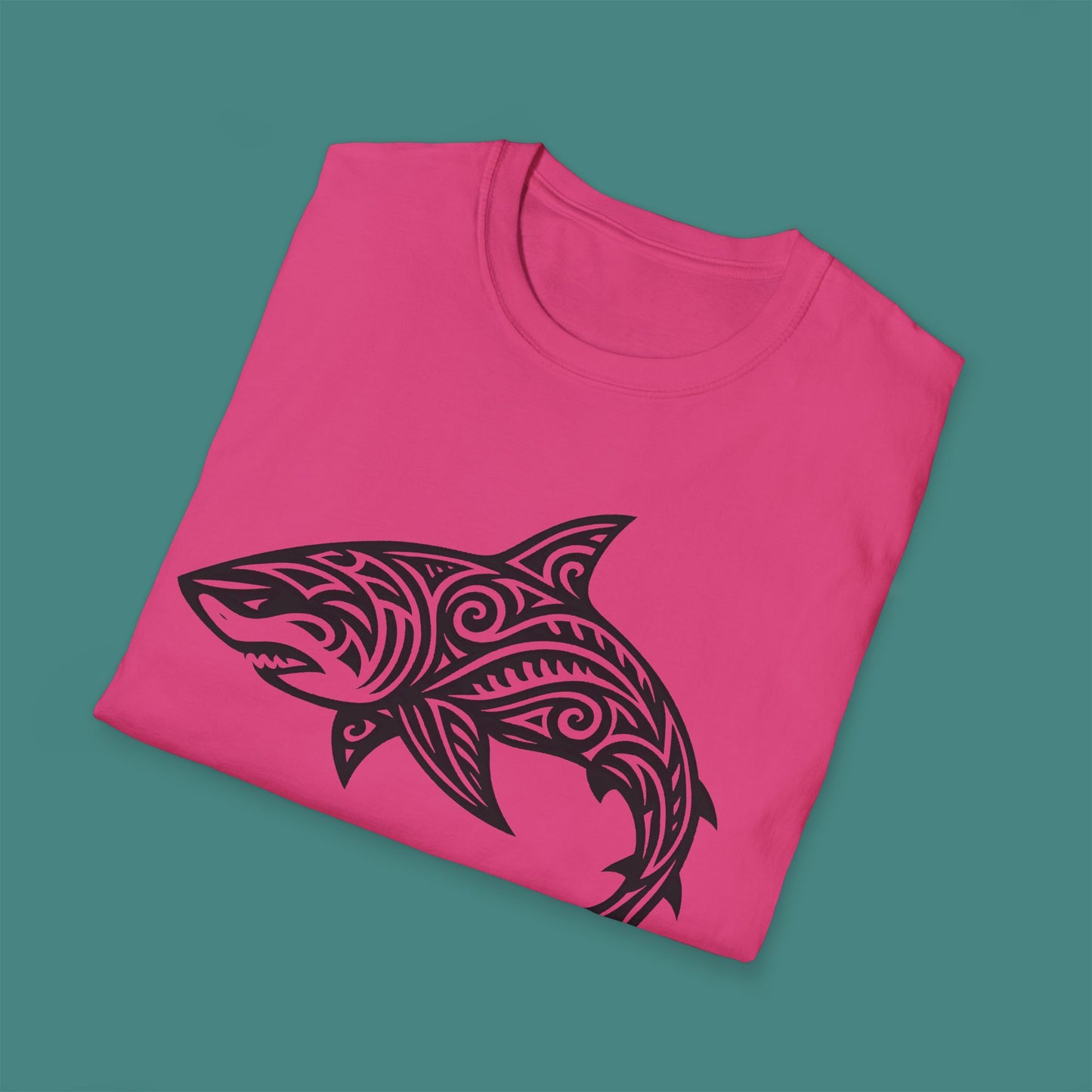 Tribal Tattoo Shark Unisex T-Shirt
