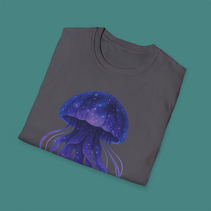 Cosmic Galaxy Jellyfish Unisex T-Shirt