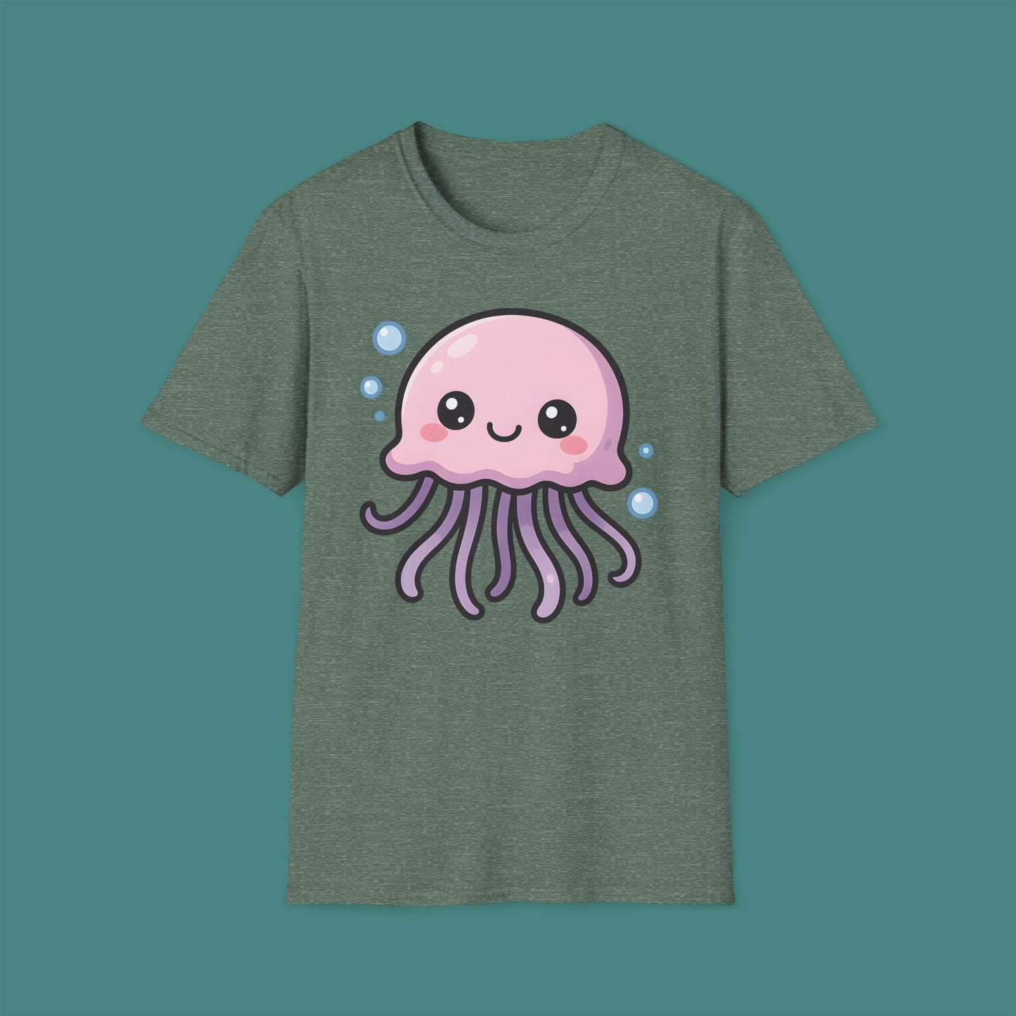 Cartoon Cute Jellyfish Unisex T-Shirt