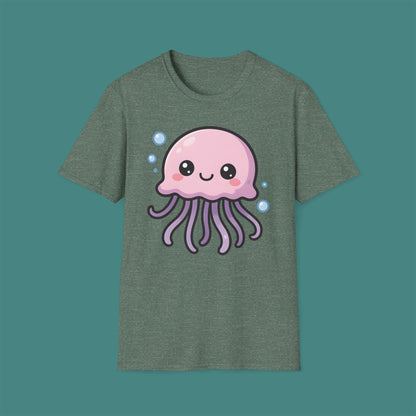 Cartoon Cute Jellyfish Unisex T-Shirt