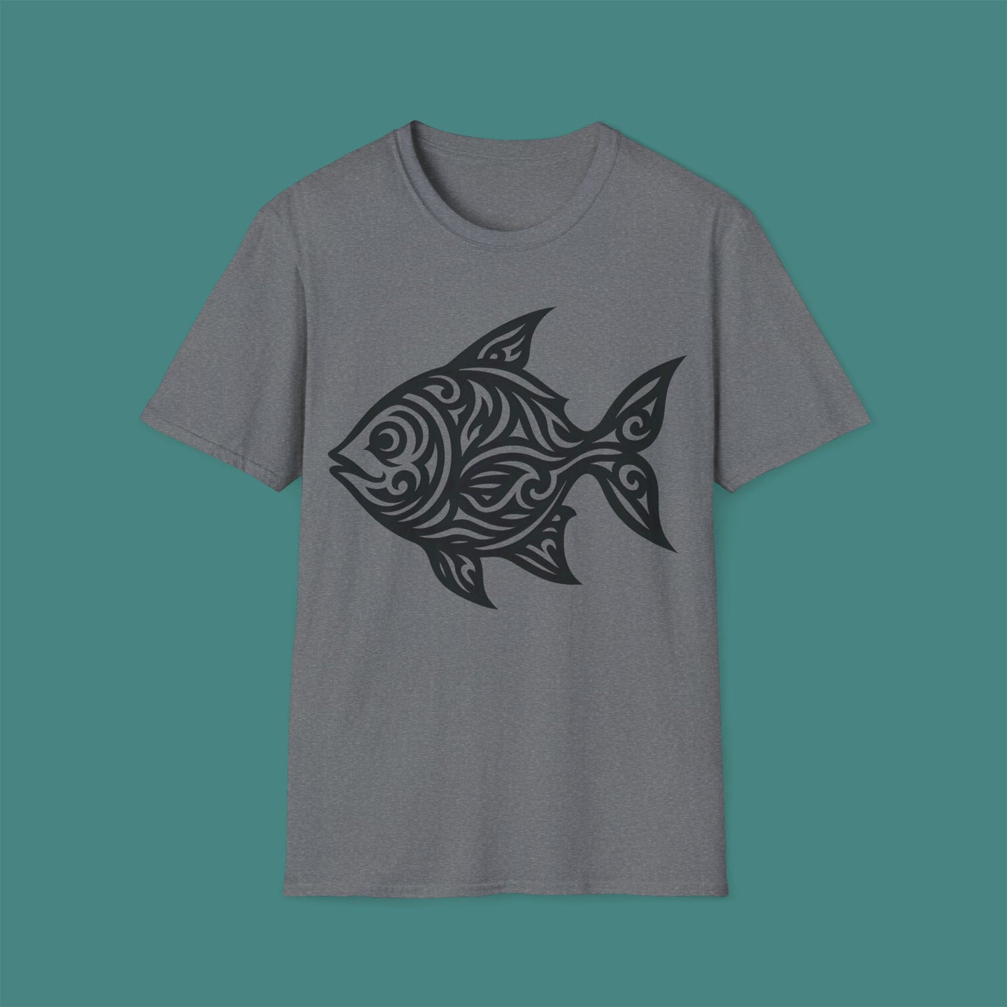 Tribal Tattoo Fish Unisex T-Shirt