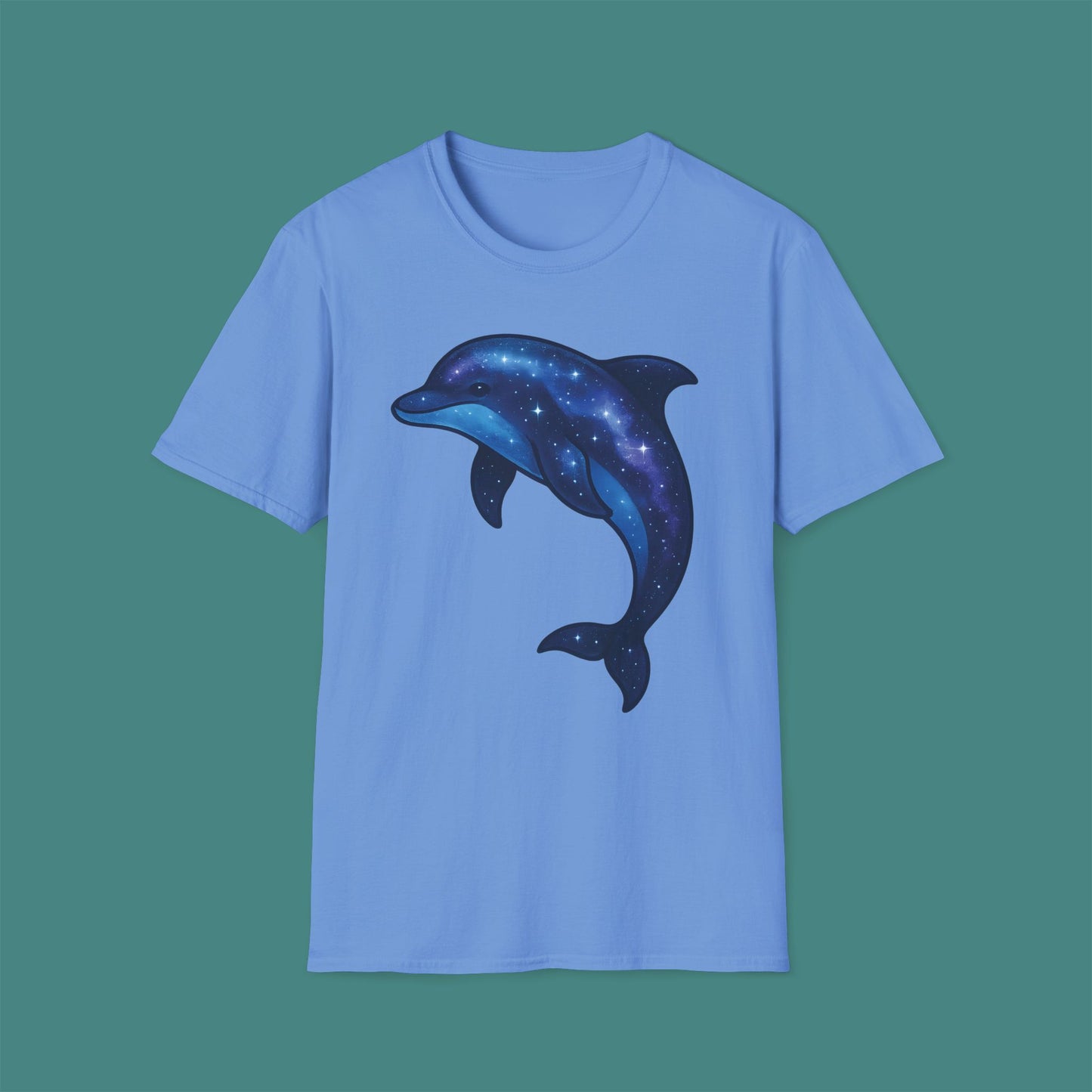 Cosmic Galaxy Dolphin Unisex T-Shirt
