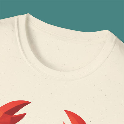Geometric Polygon Crab Unisex T-Shirt