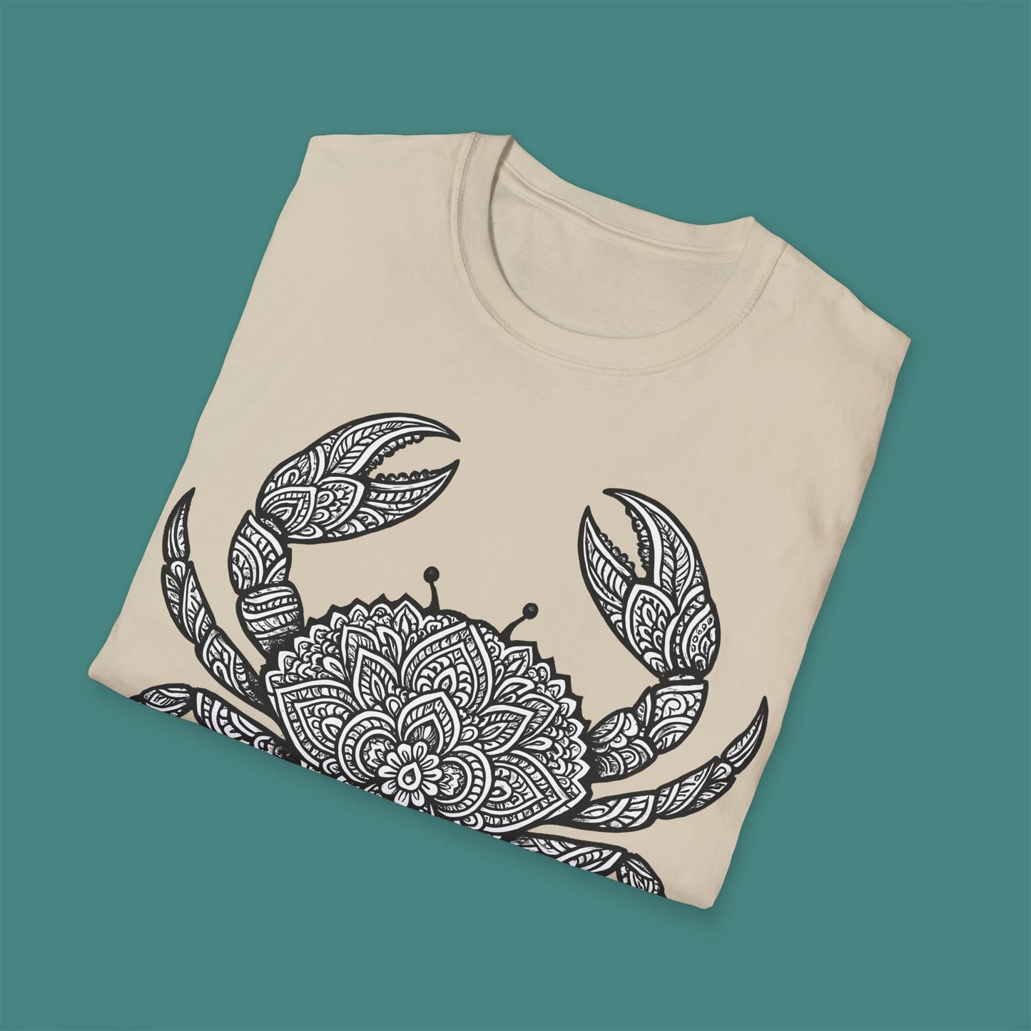Intricate Mandala Crab Unisex T-Shirt