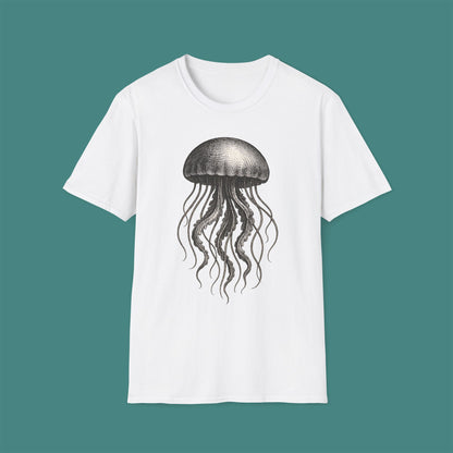 Vintage Etching Jellyfish Unisex T-Shirt