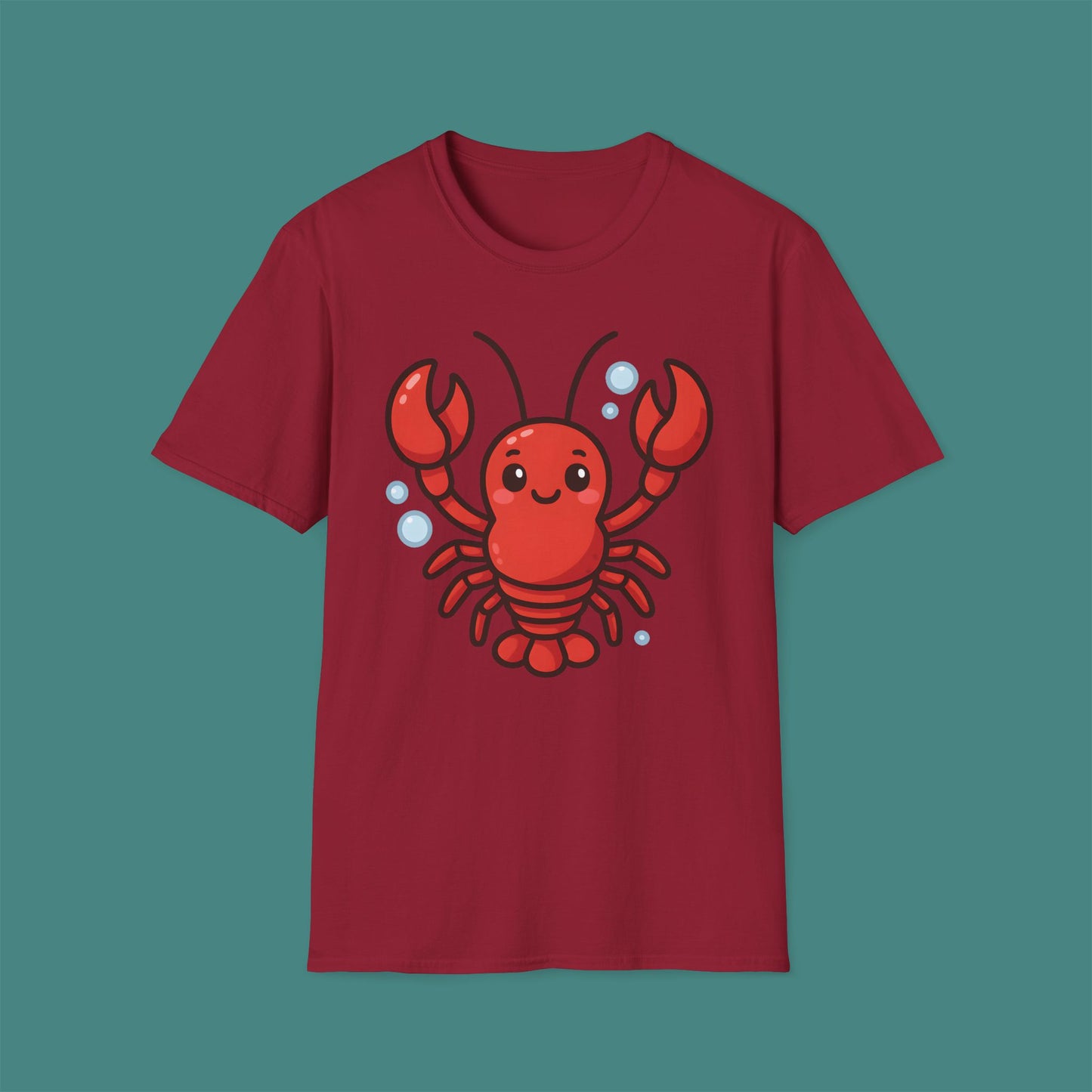 Cartoon Cute Lobster Unisex T-Shirt