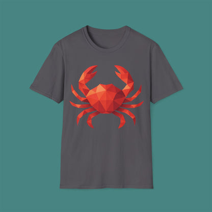 Geometric Polygon Crab Unisex T-Shirt