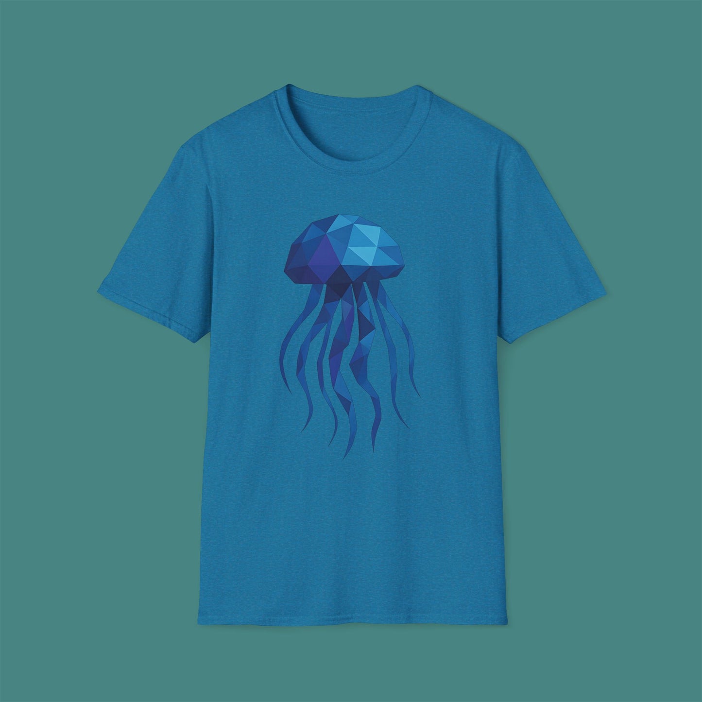 Geometric Polygon Jellyfish Unisex T-Shirt