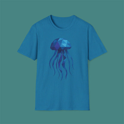 Geometric Polygon Jellyfish Unisex T-Shirt
