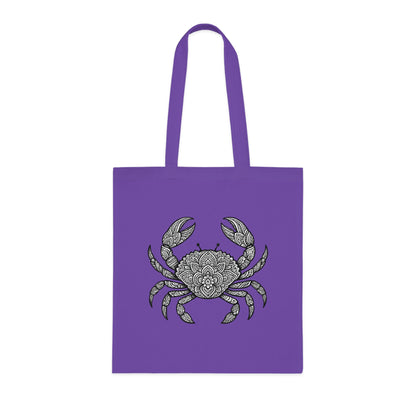 Intricate Mandala Crab Tote Bag