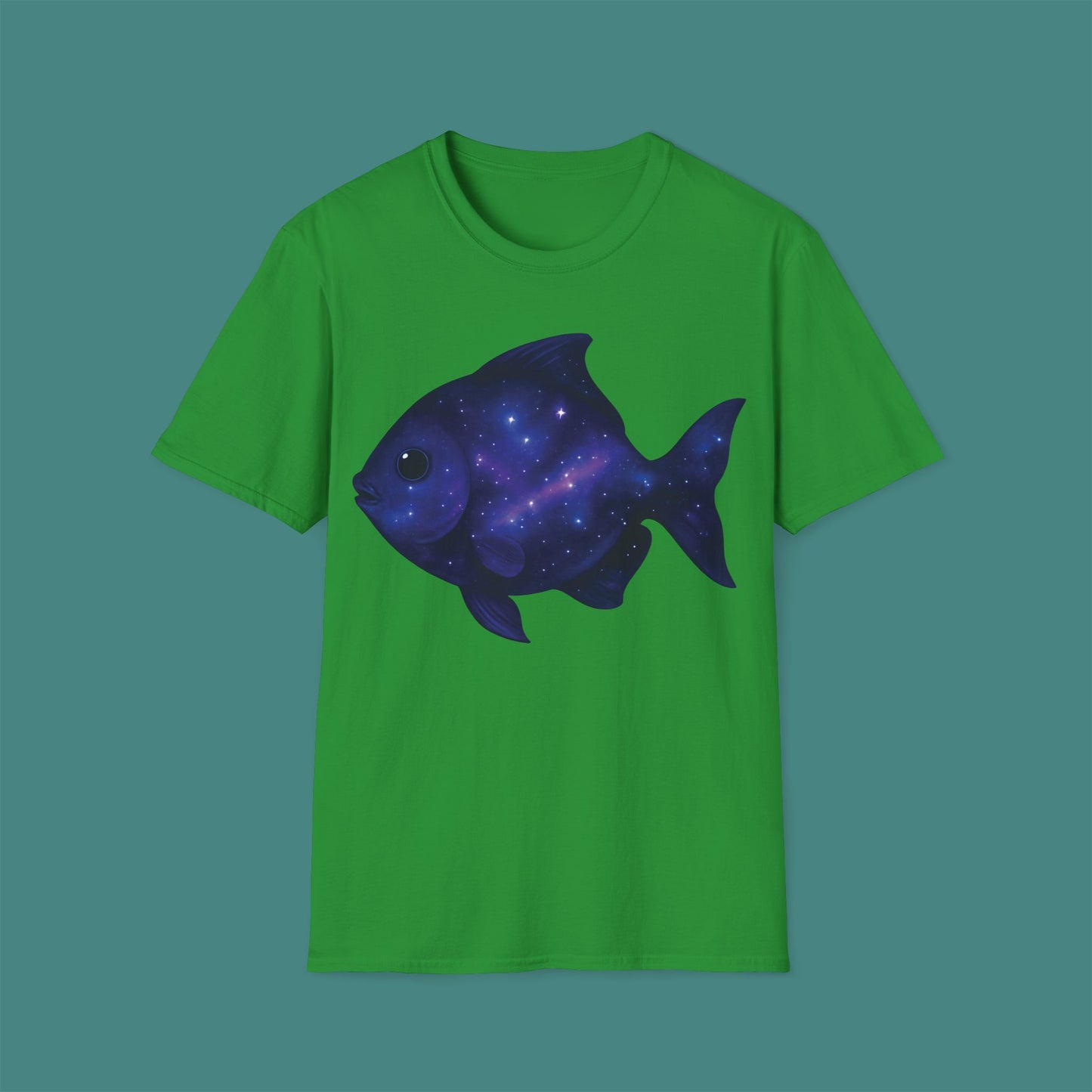 Cosmic Galaxy Fish Unisex T-Shirt